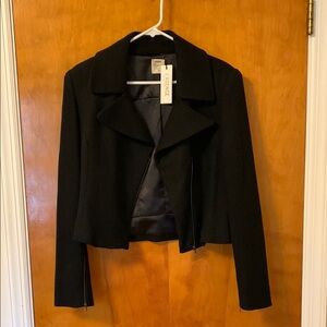 L'AGENCE Black Cropped Blazer Jacket